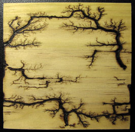 Etched Lighning™ In Wood